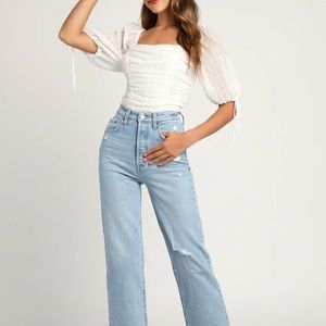 Dot Ruched Bodysuit from Lulus